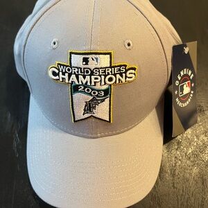 MLB Gray World Series Champions 2003 Embroidered Cap